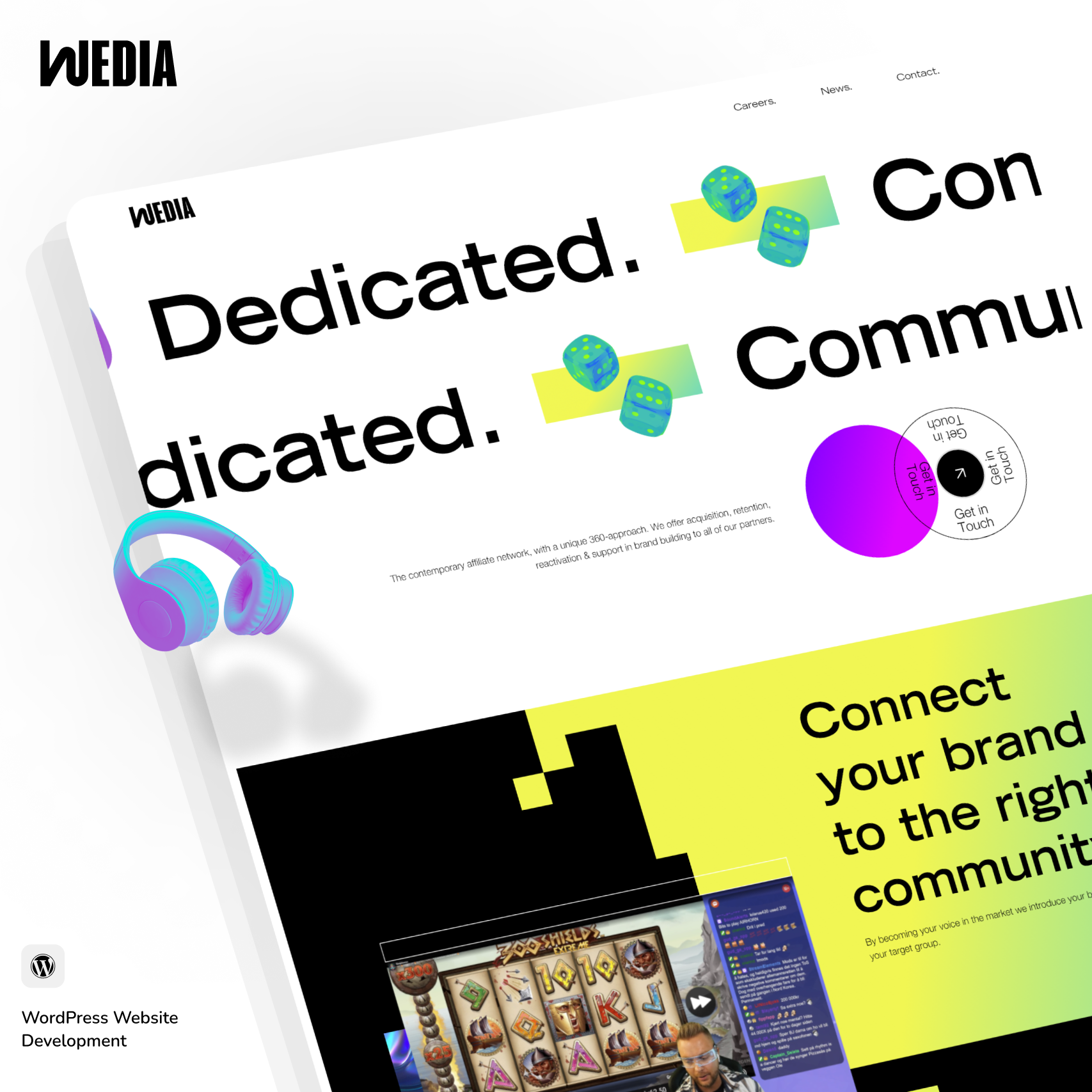 Wedia Website | Figma To Elementor Website Development | Numanwebs